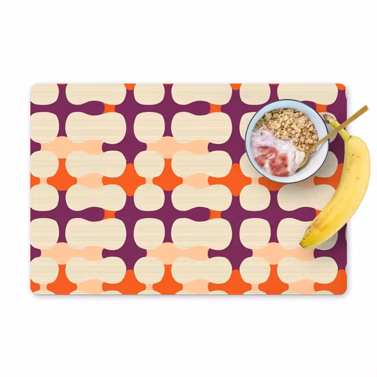 Placemat - 6 stuks - Modern - Patroon - Kleurrijk — 1