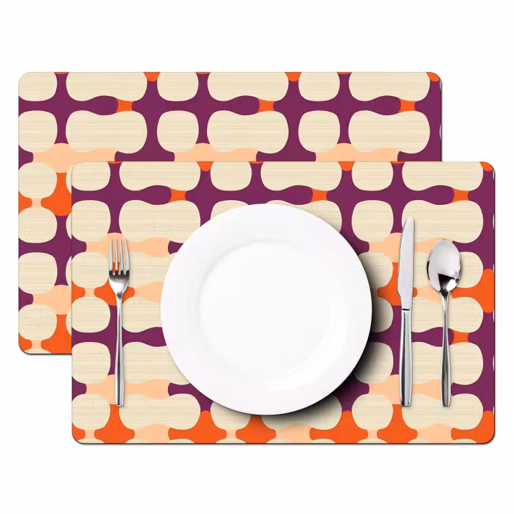 Placemat - 6 stuks - Modern - Patroon - Kleurrijk — 2