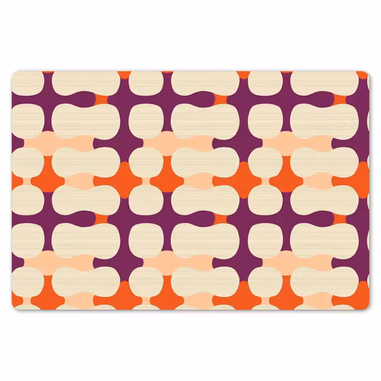 Placemat - 6 stuks - Modern - Patroon - Kleurrijk — 7