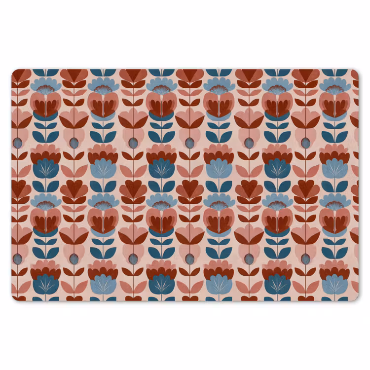 Placemat - 6 stuks - Vintage - Motief - Kleurrijk — 7