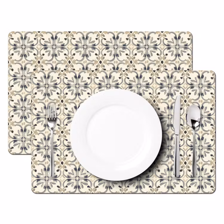 Placemat - 6 stuks - Floraal - Patroon - Kleurrijk — 2