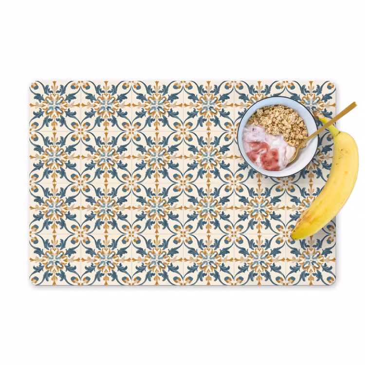 Placemat - 6 stuks - Patroon - Klassiek - Kleurrijk — 1