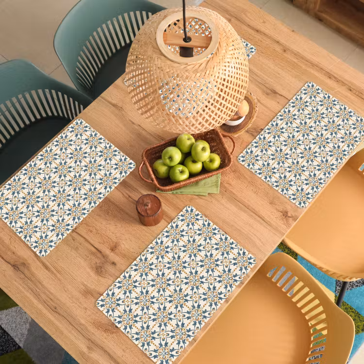 Placemat - 6 stuks - Patroon - Klassiek - Kleurrijk — 6
