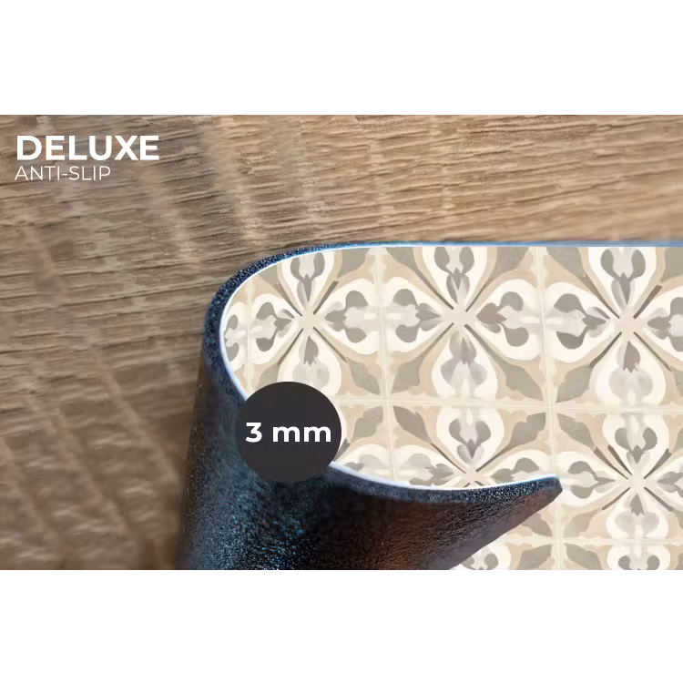 Placemat - 6 stuks - Tegel - Motief - Beige — 4
