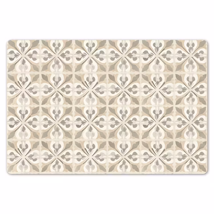 Placemat - 6 stuks - Tegel - Motief - Beige — 7