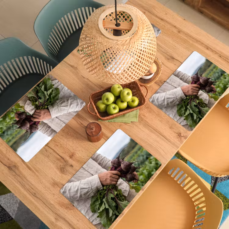 Placemat - 6 stuks - Bieten - Vers - Moestuin — 6