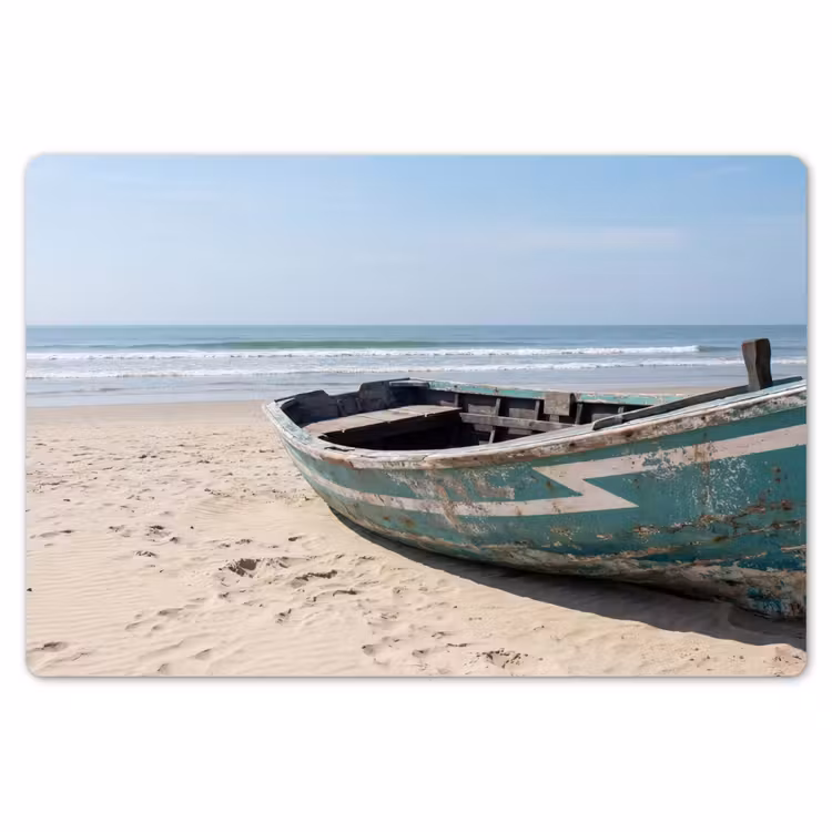 Placemat - 6 stuks - Boot - Zandstrand - Zee — 7