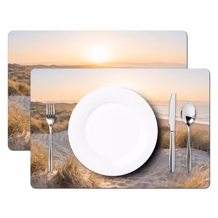 Placemat - 6 stuks - Duinen - Strand - Zee — 2