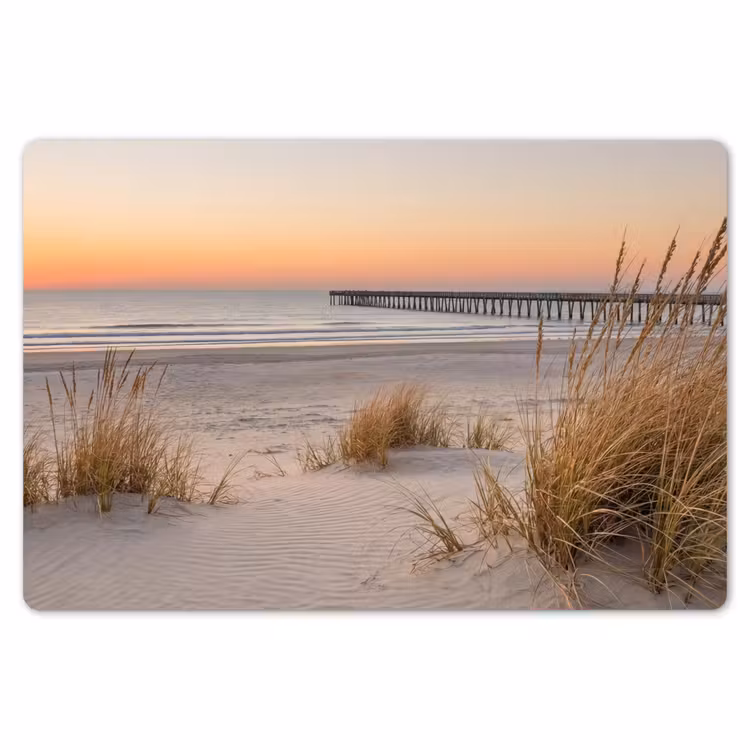 Placemat - 6 stuks - Pier - Zonsondergang - Strand — 7