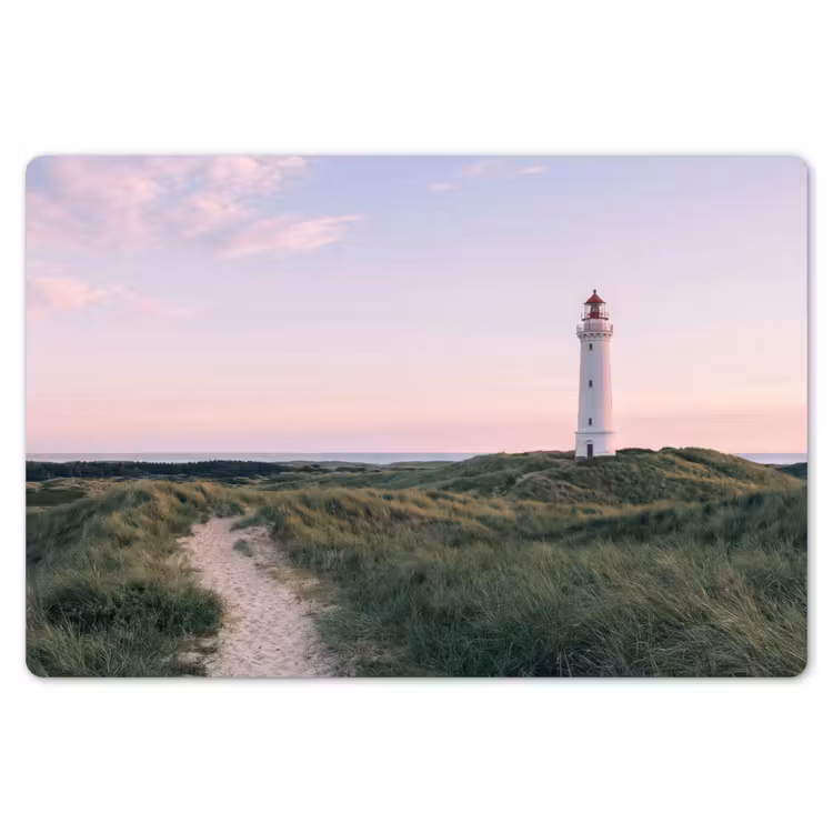 Placemat - 6 stuks - Vuurtoren - Duinlandschap - Zee — 7