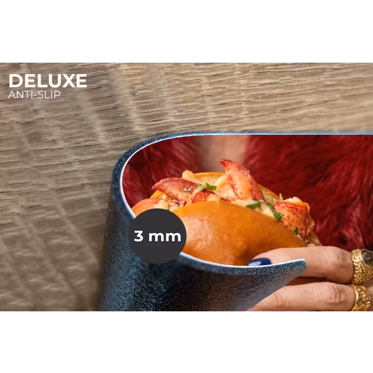 Placemat - 6 stuks - Broodje - Bontjas - Goud — 4