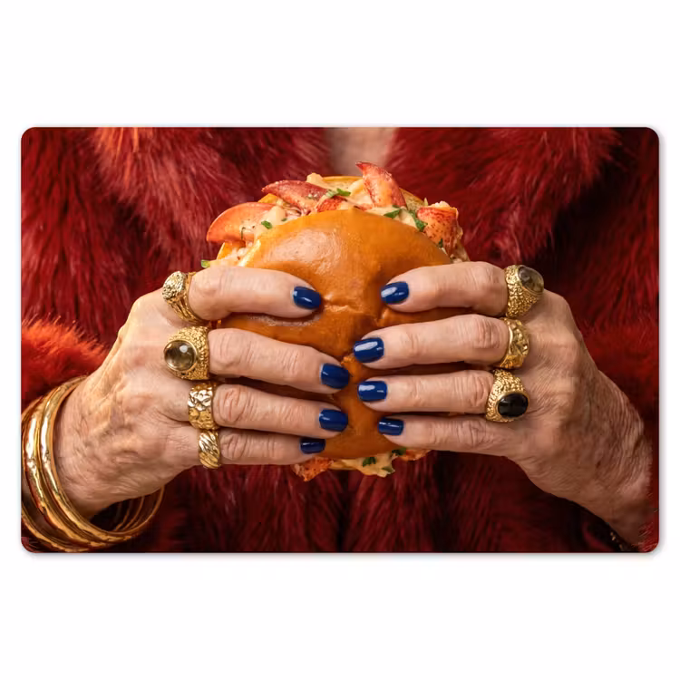 Placemat - 6 stuks - Broodje - Bontjas - Goud — 7