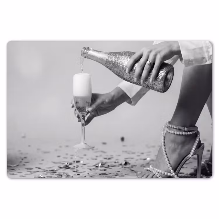 Placemat - 6 stuks - Feestelijk - Champagne - Discobal — 7