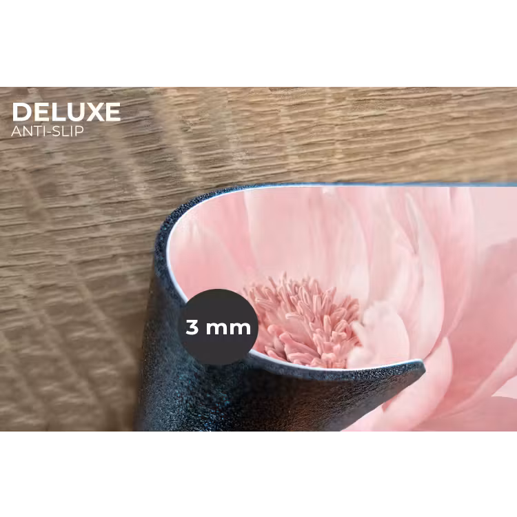 Placemat - 6 stuks - Bloem - Pioenroos - Roze — 4