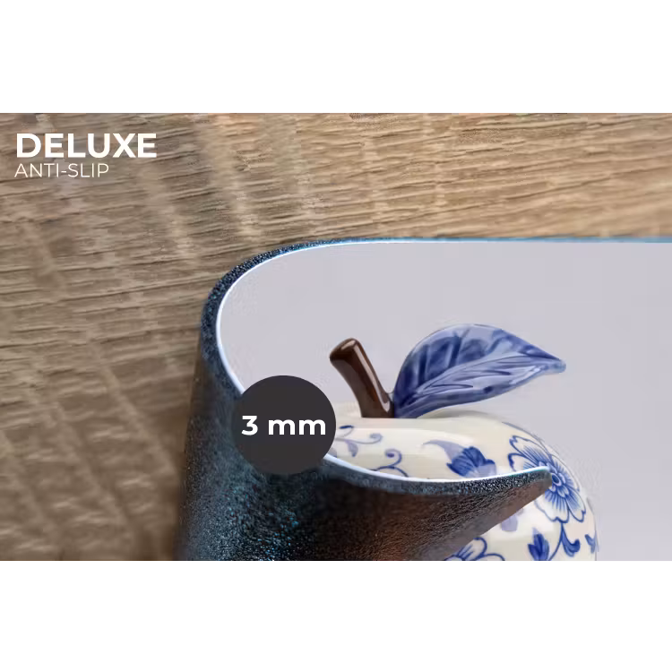 Placemat - 6 stuks - Appel - Blauw - Klassiek — 4