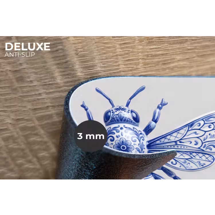 Placemat - 6 stuks - Bij - Modern - Delfts - Blauw — 4