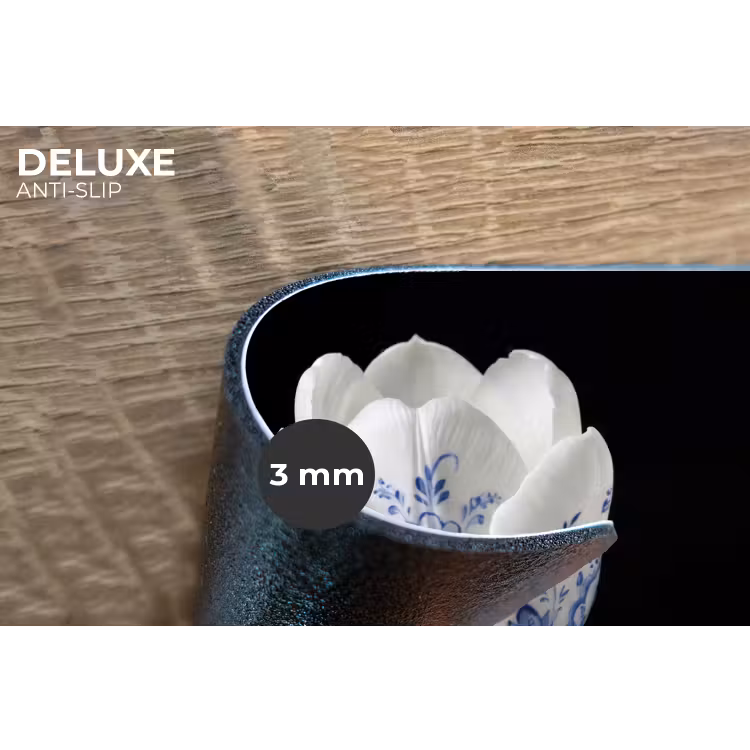 Placemat - 6 stuks - Tulp - Patroon - Blauw — 4