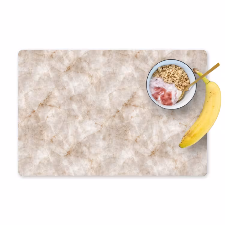 Placemat - 6 stuks - Marmer - Patroon - Klassiek — 1