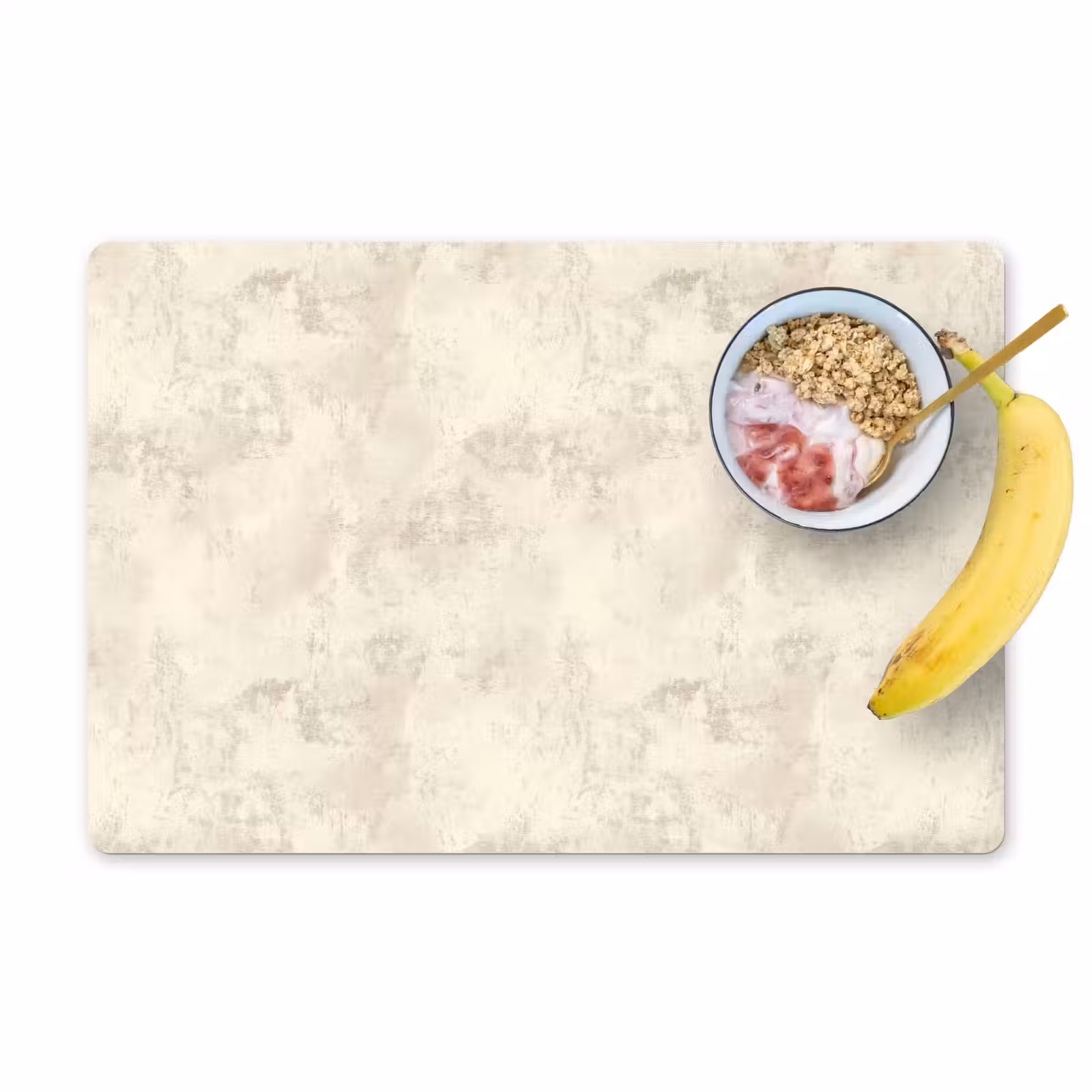 Placemat - 6 stuks - Patroon - Organisch - Beige — 1