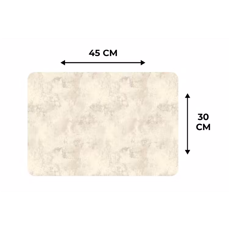 Placemat - 6 stuks - Patroon - Organisch - Beige — 3