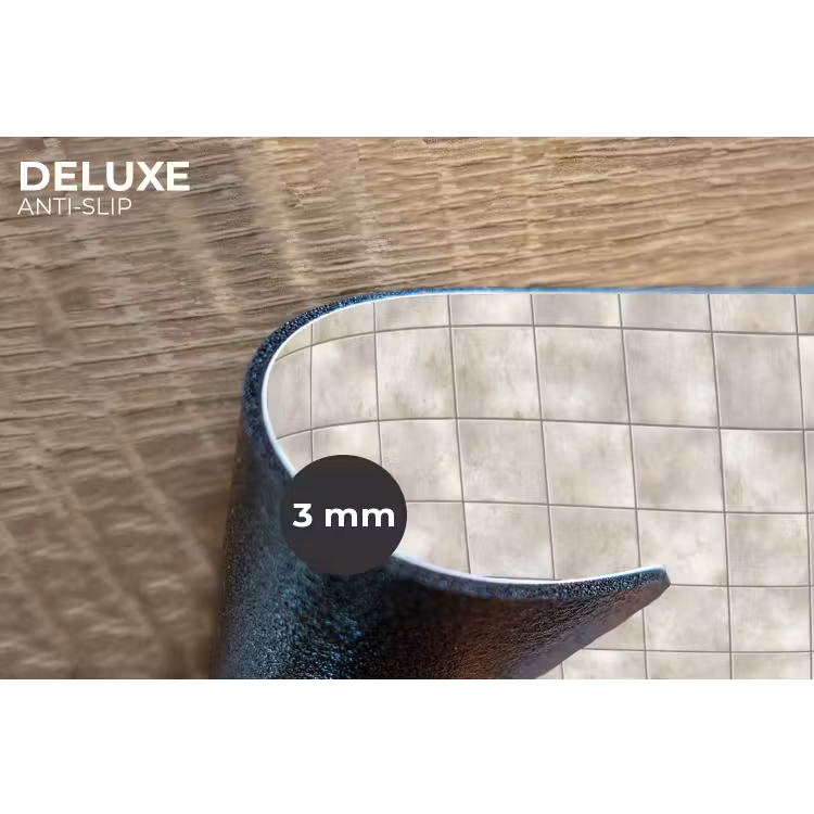 Placemat - 6 stuks - Tegels - Natuurlijk - Grijs — 4