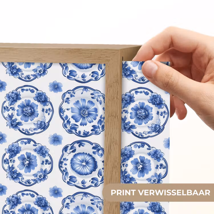 Lightbox - Wandlamp - Sierborden - Bloemen - Blauw — 6