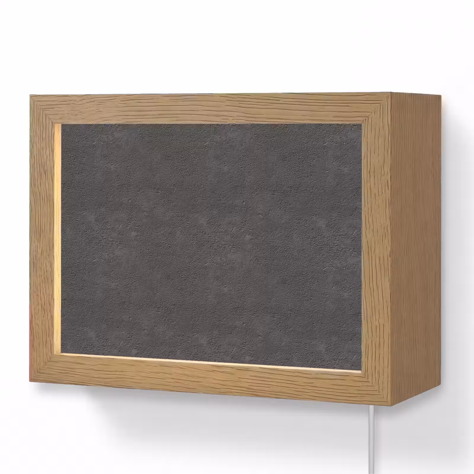 Lightbox - Wandlamp - Donkergrijs - Asfaltstructuur - Ruw — 1