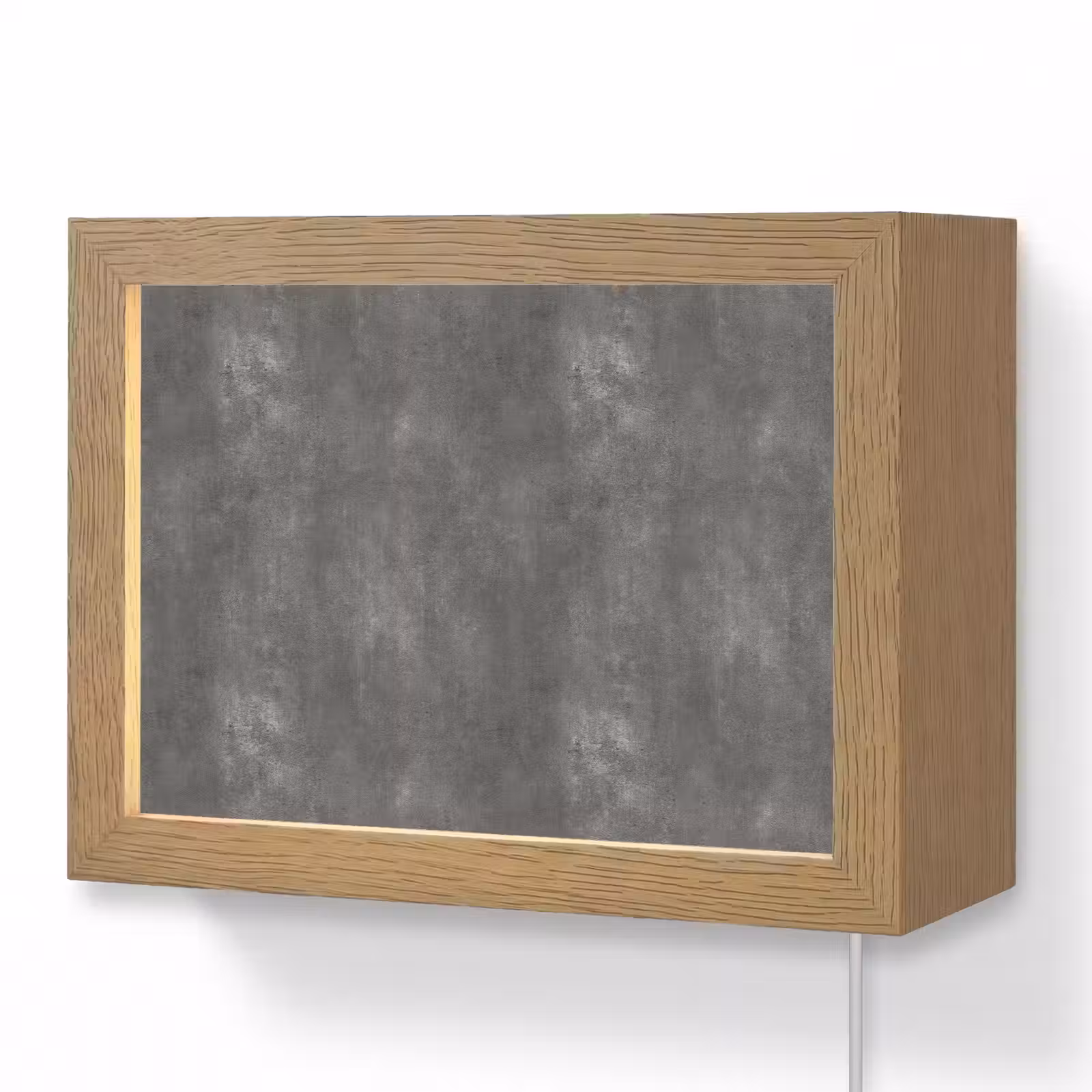Lightbox - Wandlamp - Donkergrijs - Ruw - Beton — 1