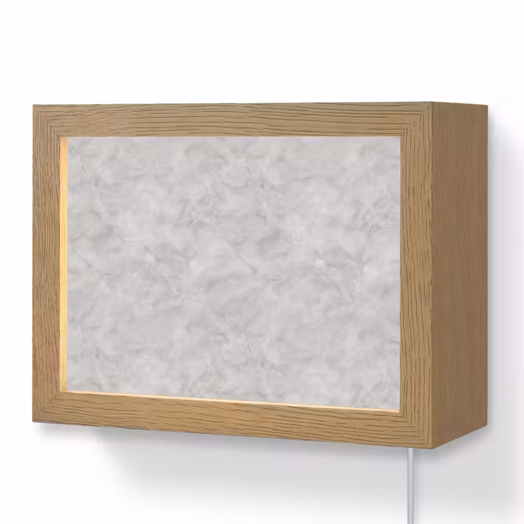 Lightbox - Wandlamp - Grijs - Marmer - Mat — 1