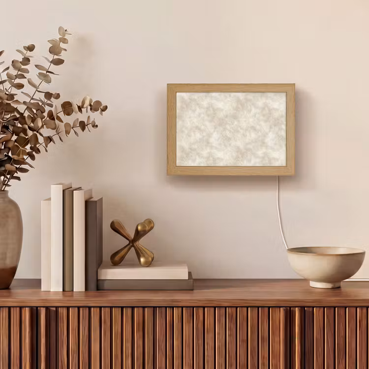 Lightbox - Wandlamp - Beige - Reliëfstructuur - Natuursteen — 4