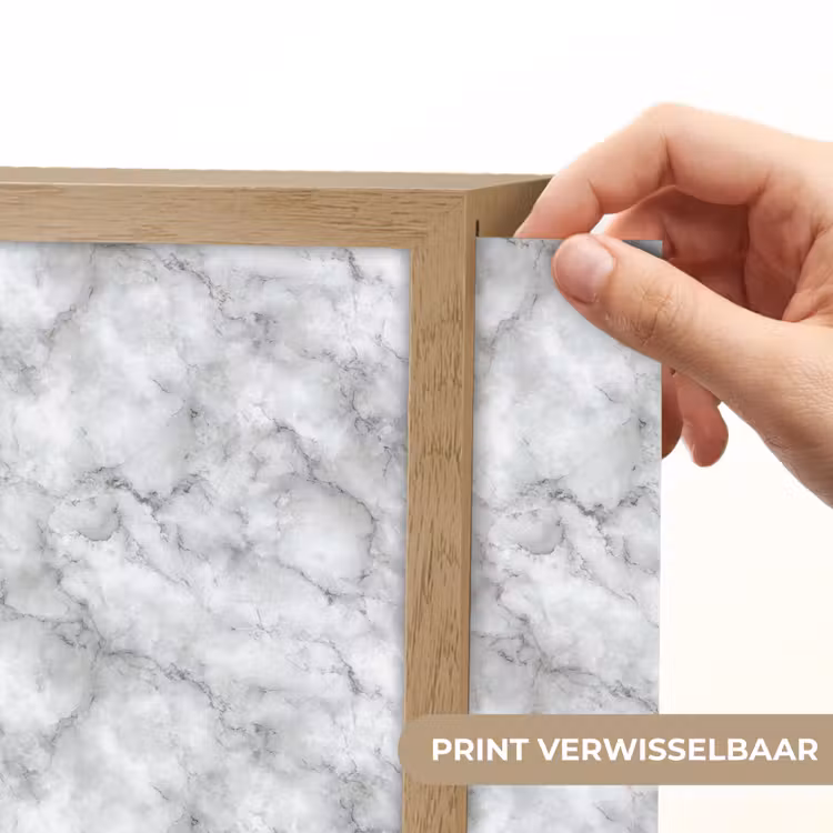 Lightbox - Wandlamp - Grijs - Marmer - Klassiek - Aders — 6