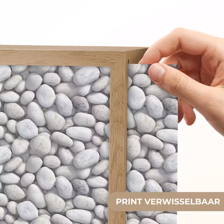Lightbox - Wandlamp - Steentjes - Grijs - Ovaal — 6