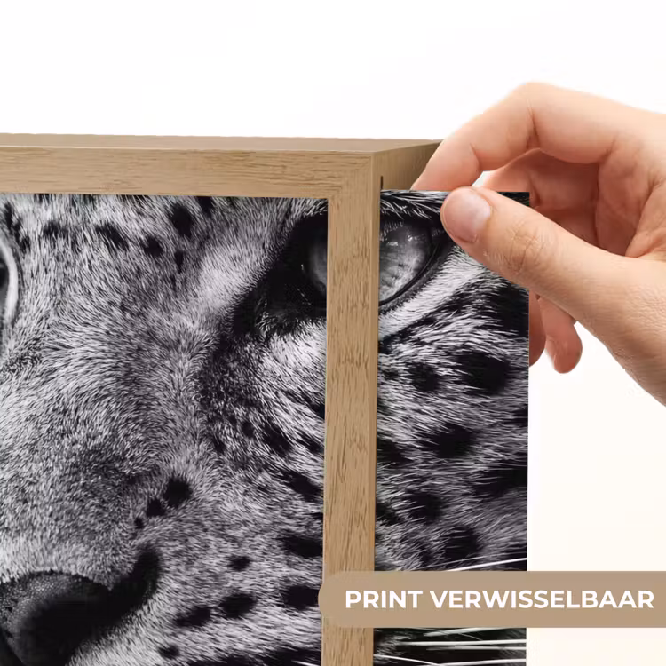 Lightbox - Wandlamp - Luipaard - Zwart - Wit - Oog — 6