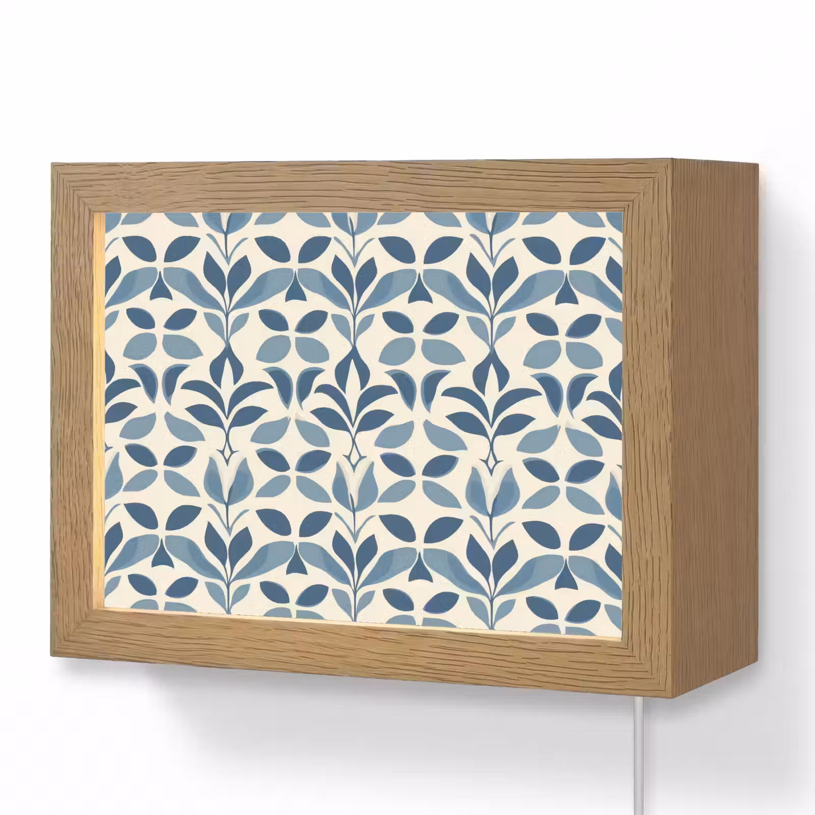 Lightbox - Wandlamp - Flora - Modern - Blauw — 1