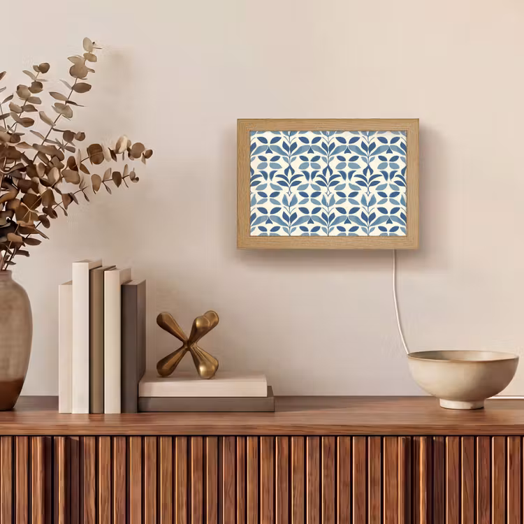 Lightbox - Wandlamp - Flora - Modern - Blauw — 4