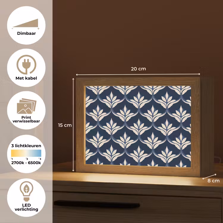 Lightbox - Wandlamp - Modern - Ontwerp - Blauw — 9