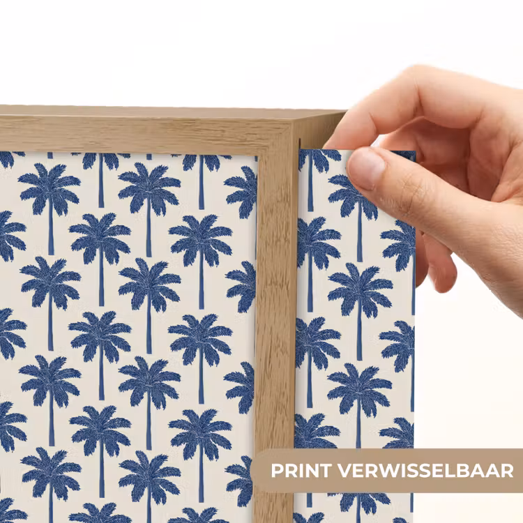 Lightbox - Wandlamp - Symmetrisch - Palm - Blauw — 6