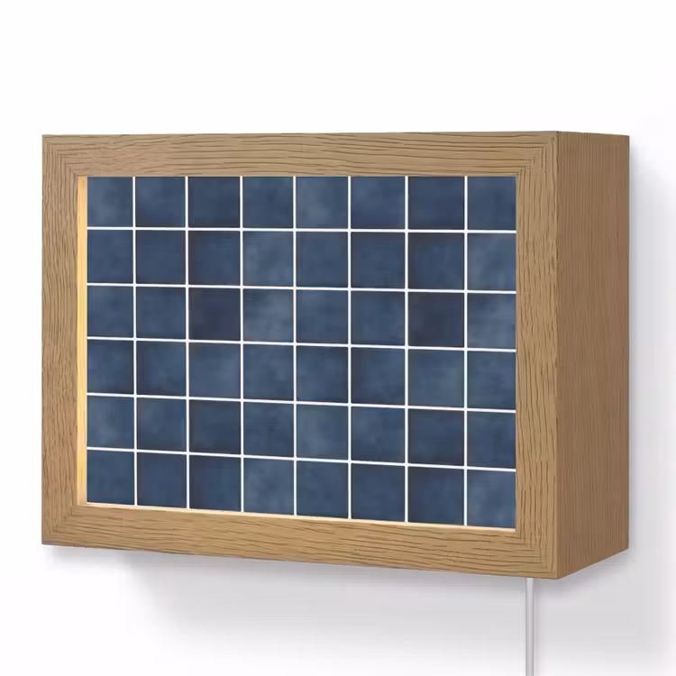Lightbox - Wandlamp - Tegel - Modern - Blauw — 1