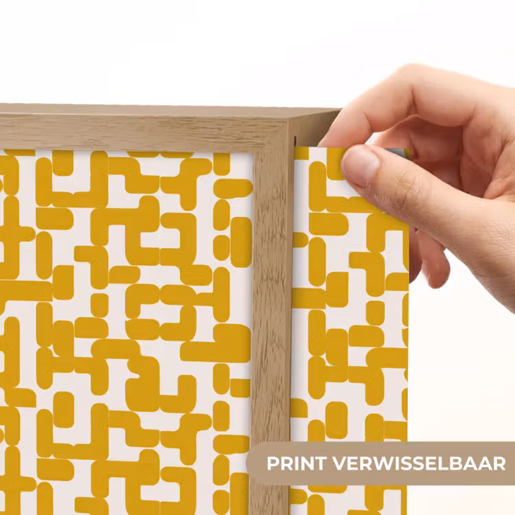 Lightbox - Wandlamp - Geel - Beige - Patroon — 6