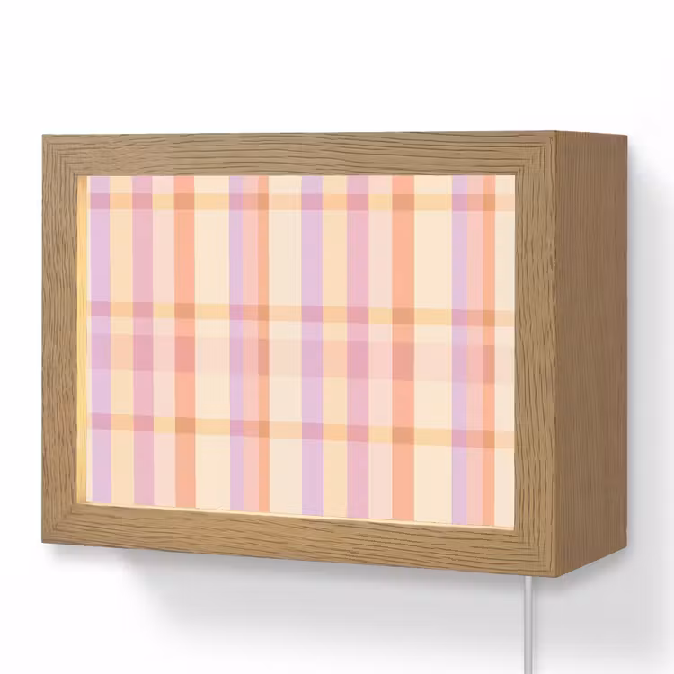 Lightbox - Wandlamp - Pastel - uitpatroon - Geometrisch — 1