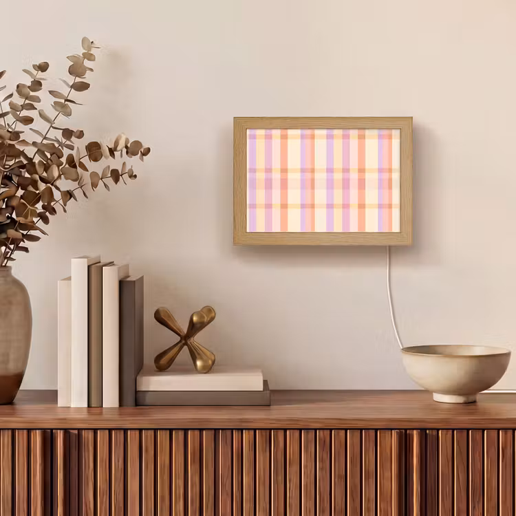 Lightbox - Wandlamp - Pastel - uitpatroon - Geometrisch — 4