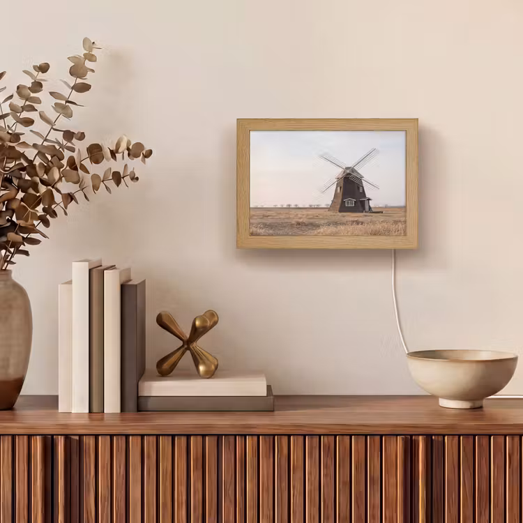 Lightbox - Wandlamp - Windmolens - Landschap - Veld — 4