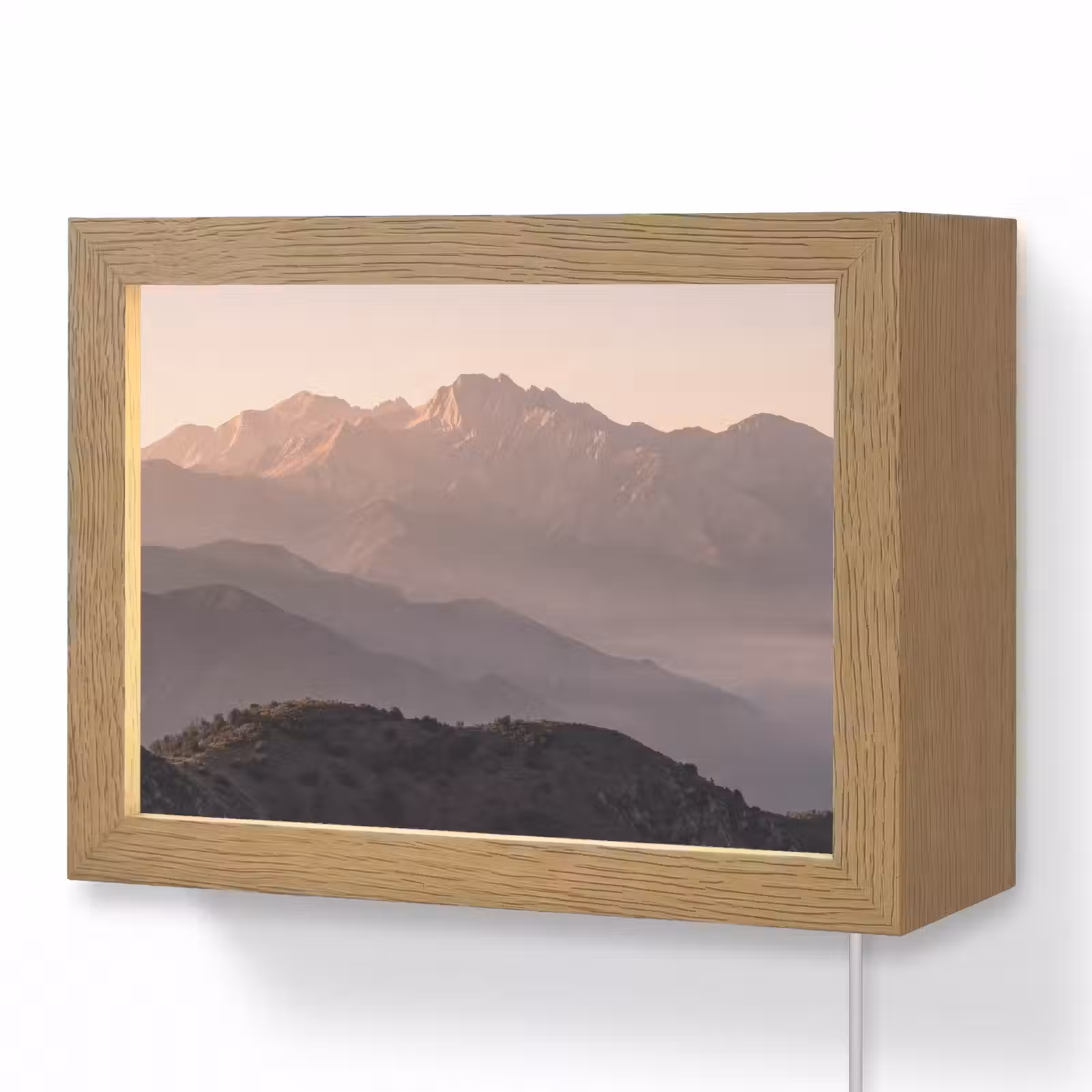 Lightbox - Wandlamp - Panorama - Landschap - Bergen — 1