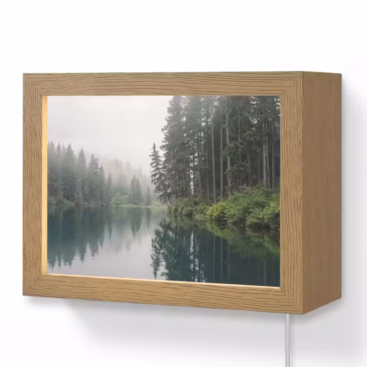 Lightbox - Wandlamp - Bergen - Meer - Bos — 1