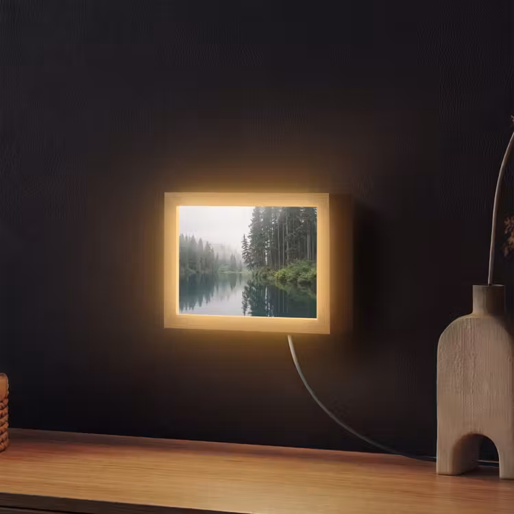 Lightbox - Wandlamp - Bergen - Meer - Bos — 2