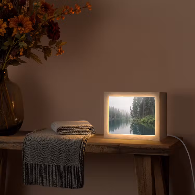 Lightbox - Wandlamp - Bergen - Meer - Bos — 5