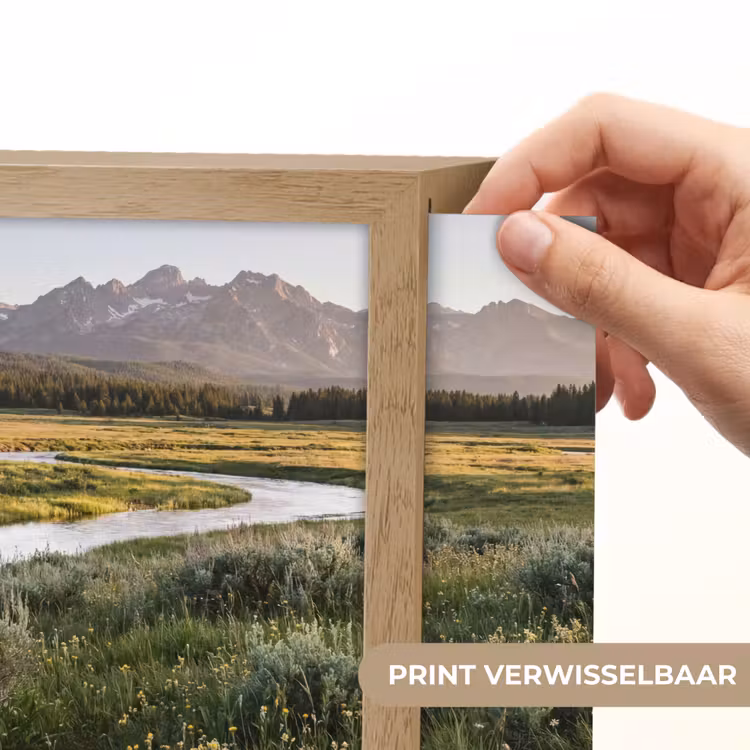 Lightbox - Wandlamp - Berglandschap - Rivier - Bos — 6