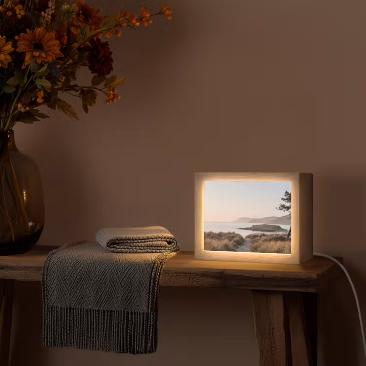 Lightbox - Wandlamp - Landschap - Kust - Duinen — 5