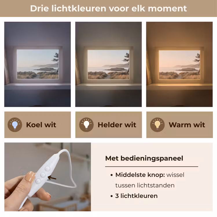 Lightbox - Wandlamp - Landschap - Kust - Duinen — 7