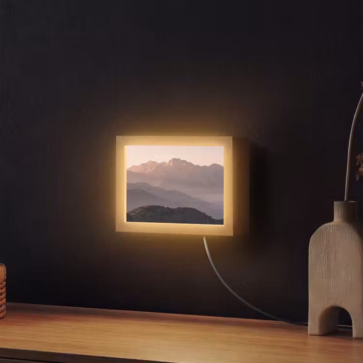 Lightbox - Wandlamp - Panorama - Landschap - Bergen — 2